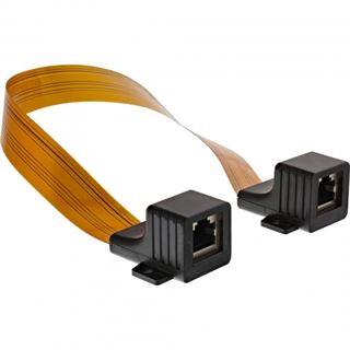 InLine Patchkabel Fensterdurchführung, 2x RJ45 Buchse,