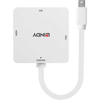 Lindy Displayport 1.2 Adapter Mini Displayport Stecker auf VGA 15pol