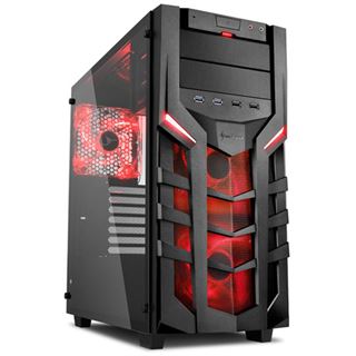 Sharkoon DG7000-G mit Sichtfenster aus Glas Midi Tower ohne Netzteil