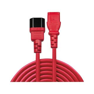 (€6,90*/1m) 1.00m Lindy IEC Verlängerungskabel IEC-Stecker