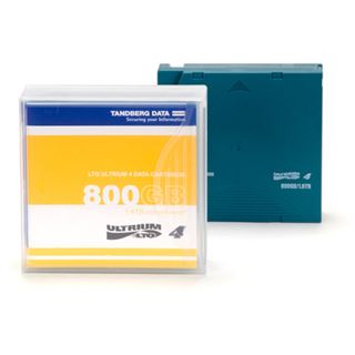 Tandberg Data LTO-4 Data Cartridge 800GB/1.6TB pre-labeled