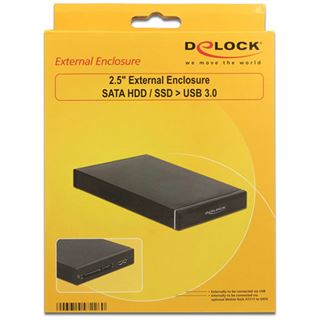 Delock Wechselrahmen Einschub für 2,5" SATA HDD USB3.0