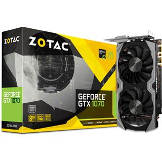 8GB ZOTAC GeForce GTX 1070 Mini Aktiv PCIe 3.0 x16 (Retail)