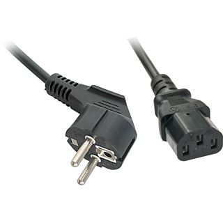(€3,45*/1m) 2.00m Lindy IEC Stromadapterkabel Schutzkontakt