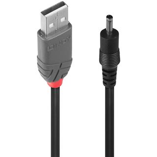 Lindy Adapterkabel USB A St - DC Hohlstecker 3,5/1,35mm St 1,5m