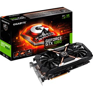 6GB Gigabyte GeForce GTX 1060 Xtreme Gaming Aktiv PCIe 3.0 x16