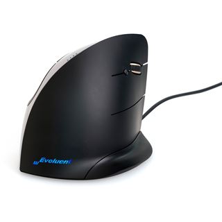 Evoluent VerticalMouse C Right USB schwarz/silber (kabelgebunden)