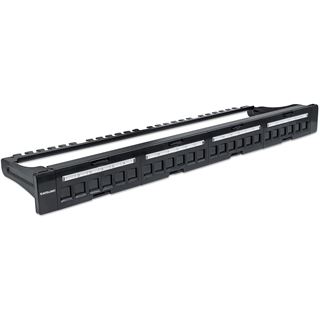 Intellinet Patch Panel,19",Blank,24Port,1U,Cable Managment