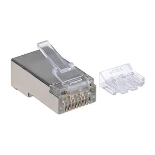 Intellinet Modularstecker , RJ45,Cat6A, STP, 3-Punkt, 90 Stk.