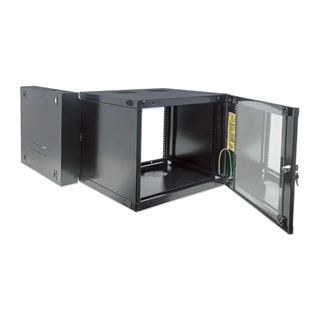 Intellinet Wandverteiler 12HE 540x450mm Schwenkrahmen schwarz
