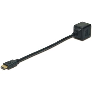 DIGITUS HDMI Y-Verteilerkabel 0,2m