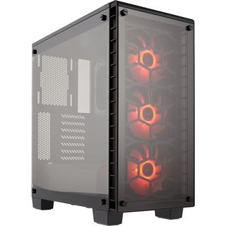 Corsair Crystal 460X RGB mit Sichtfenster Midi Tower ohne Netzteil