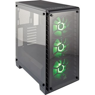 Corsair Crystal 460X RGB mit Sichtfenster Midi Tower ohne Netzteil