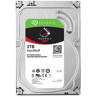 2TB Seagate IronWolf ST2000VN004 64MB 3.5" (8.9cm) SATA 6Gb/s