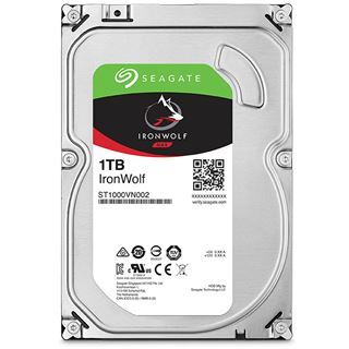 1TB Seagate IronWolf ST1000VN002 64MB 3.5" (8.9cm) SATA 6Gb/s