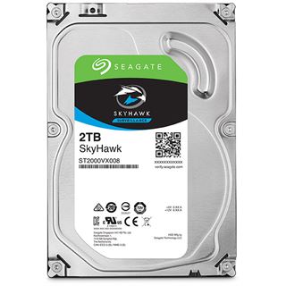 2TB Seagate SkyHawk ST2000VX008 64MB 3.5" (8.9cm) SATA 6Gb/s