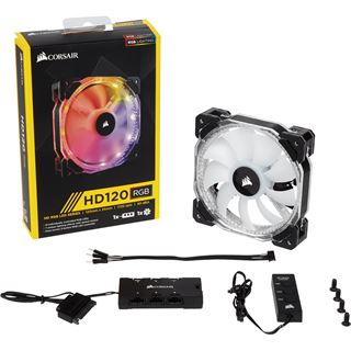 Corsair HD120 RGB LED mit Controller 120x120x25mm 800-1725 U/min