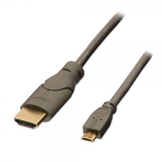 2.00m Lindy HDMI Anschlusskabel HDMI-Stecker auf Micro USB-B (MHL)