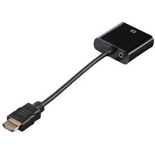 Hama HDMI Adapter HDMI-Stecker auf VGA 15pol Buchse + 3.5mm Klinke