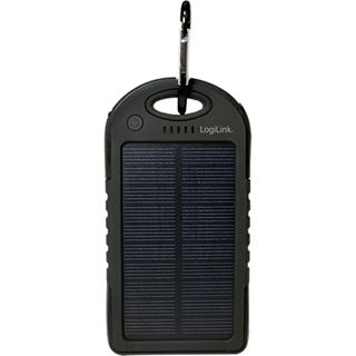 LogiLink Solar Power Charger 5000mAh schwarz