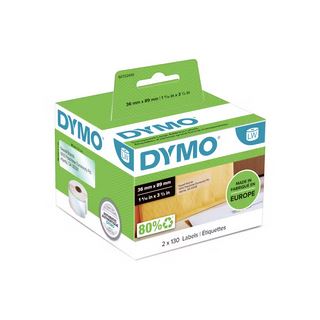Dymo LW-Adress-Etiketten gro&szlig; 260/Rolle 1er Pack 36x89mm