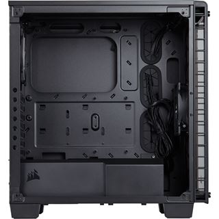 Corsair Crystal 460X mit Sichtfenster Midi Tower ohne Netzteil schwarz