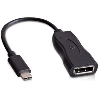 V7 USB-C auf DP ADAPTER BLACK