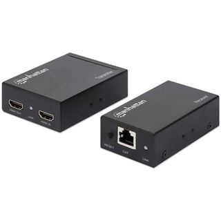 Manhattan MH Extender,HDMI 1080p,Up To 50 m,Cat5e,Black, Retail Box