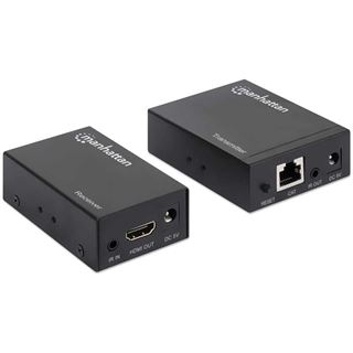 Manhattan MH Extender,HDMI 1080p,Up To 50 m,Cat5e,Black, Retail Box