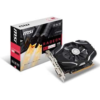 4GB MSI Radeon RX 460 4G OC Aktiv PCIe 3.0 x16 (x8) (Retail)