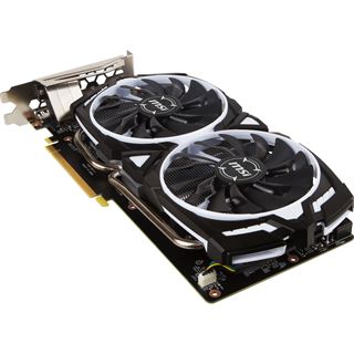 6GB MSI GeForce GTX 1060 Armor 6G OCV1 Aktiv PCIe 3.0 x16 (Retail)