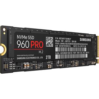 2TB Samsung 960 Pro M.2 2280 NVMe PCIe 3.0 x4 32Gb/s 3D-NAND MLC