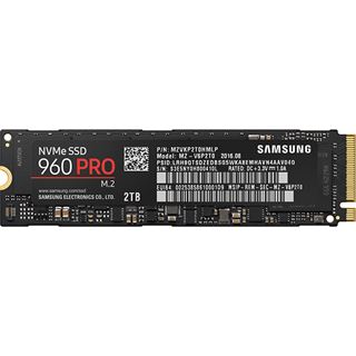 2TB Samsung 960 Pro M.2 2280 NVMe PCIe 3.0 x4 32Gb/s 3D-NAND MLC