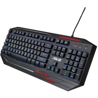 Asus Sagaris GK100 USB Deutsch schwarz (kabelgebunden)
