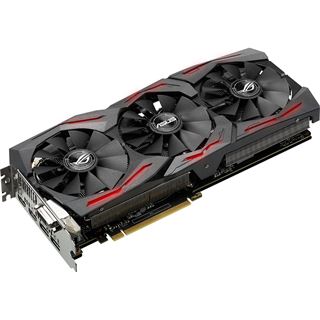 8GB Asus Radeon RX 480 ROG Strix 8G Gaming Aktiv PCIe 3.0 x16 (Retail)