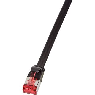 (&euro;9,80*/1m) 0.50m LogiLink Cat. 6 Patchkabel flach U/FTP RJ45