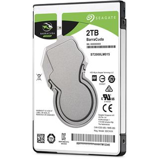 2TB Seagate BarraCuda ST2000LM015 128MB 2.5" (6.4cm) SATA 6Gb/s