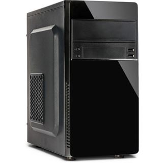 Inter-Tech MA-03 Micro Mini Tower ohne Netzteil schwarz