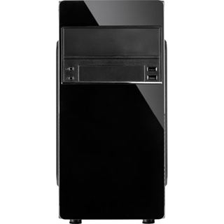 Inter-Tech MA-03 Micro Mini Tower ohne Netzteil schwarz