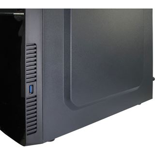 Inter-Tech MA-03 Micro Mini Tower ohne Netzteil schwarz
