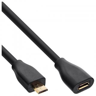 InLine Micro-USB Verlängerung USB 2.0 Micro-B Stecker auf