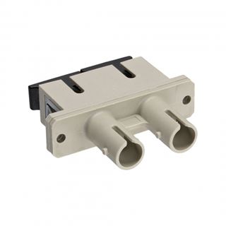 InLine LWL Kupplung Duplex ST/SC multimode beige Keramik-Hülse