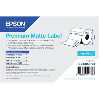 Epson PREMIUM MATTE LABEL