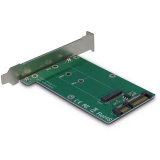 Inter-Tech AC Adapter KT001A, SATA zu M.2 SATA, Card