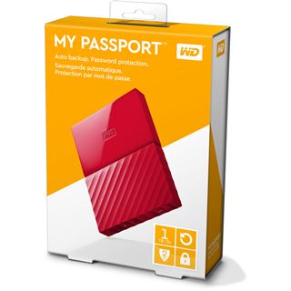 1TB WD My Passport WDBYNN0010BRD-WESN 2.5" (6.4cm) USB 2.0 / USB