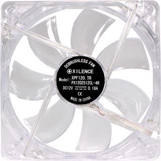 Xilence XF046 XPF120.TR 120x120x25mm 1300 U/min 20.5 dB(A) transparent
