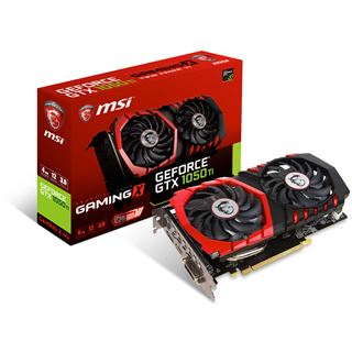 4GB MSI GeForce GTX 1050 Ti GAMING X 4G Aktiv PCIe 3.0 x16