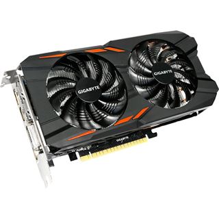 2GB Gigabyte GeForce GTX 1050 Windforce OC 2G Aktiv PCIe 3.0 x16