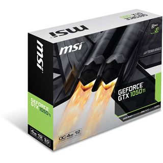 4GB MSI GeForce GTX 1050 Ti 4G OC Aktiv PCIe 3.0 x16 (Retail)