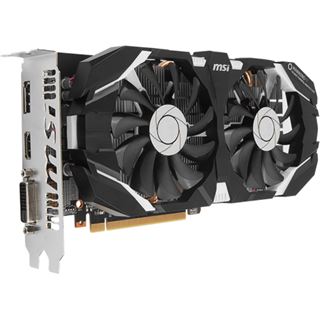 6GB MSI GeForce GTX 1060 6GT OC Aktiv PCIe 3.0 x16 (Retail)